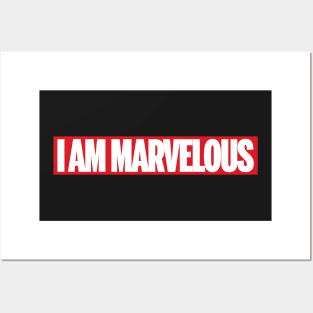 I Am Marvelous Posters and Art